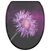 WC-Sitz mit Absenkautomatik und Schnellverschluss Purple Dust - Premium Toilettendeckel direkt vom Hersteller