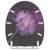6-teiliges Badezimmer Set Purple Dust