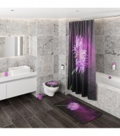 3-teiliges Badezimmer Set Purple Dust