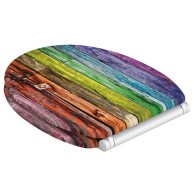 6-teiliges Badezimmer Set Rainbow