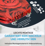 WC-Sitz mit Absenkautomatik Rosen - Premium Toilettendeckel direkt vom Hersteller