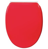 Soft Close Toilet Seat Red