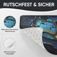 Badematte Marmor Cobalt 53 x 53 cm