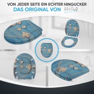 WC-Sitz mit Absenkautomatik und Schnellverschluss Seefahrt - Premium Toilettendeckel direkt vom Hersteller