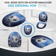 WC-Sitz mit Absenkautomatik und Schnellverschluss Soccer - Premium Toilettendeckel direkt vom Hersteller