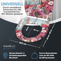 WC-Sitz mit Absenkautomatik und Schnellverschluss Spring - Premium Toilettendeckel direkt vom Hersteller