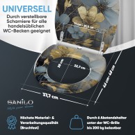 WC-Sitz mit Absenkautomatik und Schnellverschluss Tronela - Premium Toilettendeckel direkt vom Hersteller