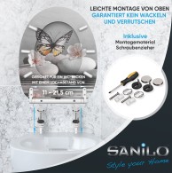 WC-Sitz mit Absenkautomatik und Schnellverschluss Vanesa - Premium Toilettendeckel direkt vom Hersteller
