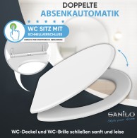 Soft Close Toilet Seat White