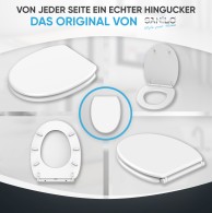 Soft Close Toilet Seat White