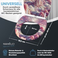 WC-Sitz mit Absenkautomatik und Schnellverschluss Wonderland - Premium Toilettendeckel direkt vom Hersteller