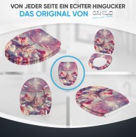 WC-Sitz mit Absenkautomatik und Schnellverschluss Wonderland - Premium Toilettendeckel direkt vom Hersteller