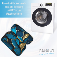 Badewannenkissen Marmor Cobalt