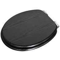 WC-Sitz Black Wood - Premium Toilettendeckel direkt vom Hersteller