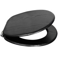 WC-Sitz Black Wood - Premium Toilettendeckel direkt vom Hersteller