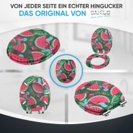 WC-Sitz mit Absenkautomatik Melone - Premium Toilettendeckel direkt vom Hersteller