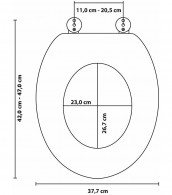 WC-Sitz mit Absenkautomatik Leopardenfell - Premium Toilettendeckel direkt vom Hersteller