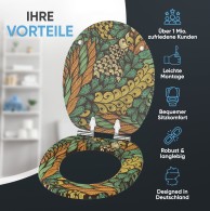 WC-Sitz mit Absenkautomatik Velora - Premium Toilettendeckel direkt vom Hersteller