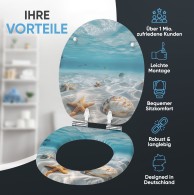 WC-Sitz mit Absenkautomatik Waterworld - Premium Toilettendeckel direkt vom Hersteller