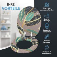 WC-Sitz mit Absenkautomatik Zalina - Premium Toilettendeckel direkt vom Hersteller