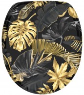 WC-Sitz Golden Leaves - Premium Toilettendeckel direkt vom Hersteller