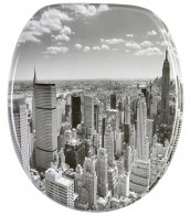 WC-Sitz mit Absenkautomatik Skyline New York - Premium Toilettendeckel direkt vom Hersteller