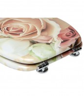 WC-Sitz Rosa Rose - Premium Toilettendeckel direkt vom Hersteller