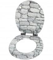 WC-Sitz mit Absenkautomatik Wall - Premium Toilettendeckel direkt vom Hersteller