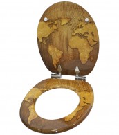 WC-Sitz World Map - Premium Toilettendeckel direkt vom Hersteller